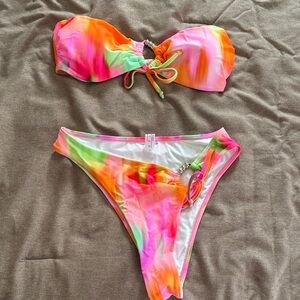 Vibrant Multicolor Bikini Set